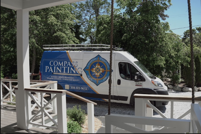 Compass Painting service van serving Hyannis and Cape Cod communities